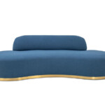 Curve Fabric Modern Sofa Gray Yellow Blue Living Room Furniture