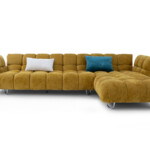 Sectional L Shaped Sofa Yellow Couch Furniture