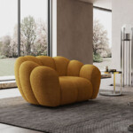 Double Fabric Sofa Modern Minimalist Leisure Living Room Sofa