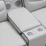 Bumper Sectional Genuine Leather Sofa New Living Room Furniture