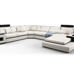 Natural Genuine Leather U Shaped Sectional Sofa Furniture for Home Hot Selling