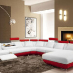 U Shaped Chaise Gunuine Sofa Colorful Recliner Furniture